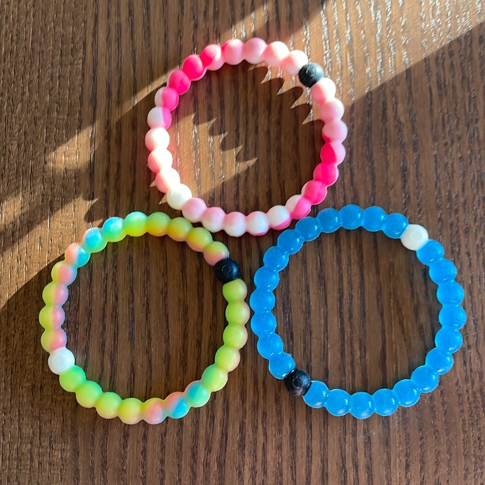 3 Lokai bracelets
